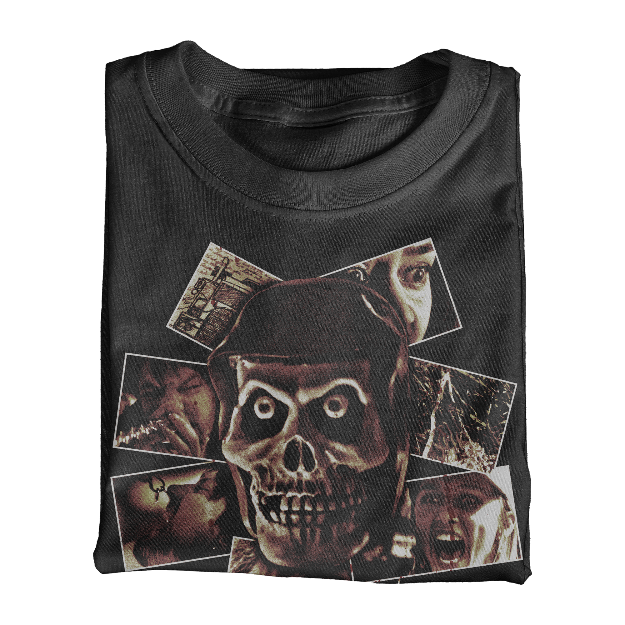 Retail Folded Tee Mockup